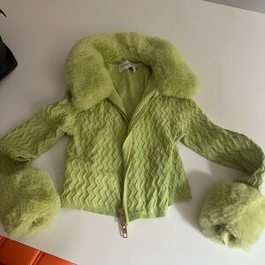 House of Sunny green sweater